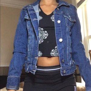 Long sleeve jean jacket